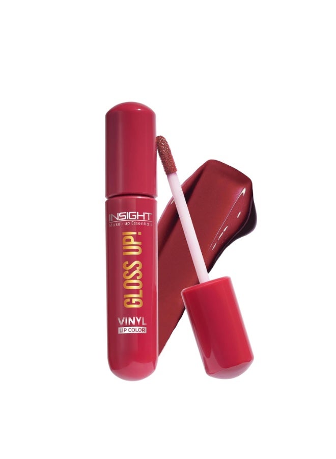 INSIGHT Gloss Up! Vinyl Lip Color - Scarlet Desire | High-Gloss Finish | Rich Pigmentation | Lightweight, Long-Lasting Formula | All-Day Comfortable Wear (4g) - Image 1